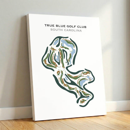 True Blue Golf Club, South Carolina - Printed Golf Courses