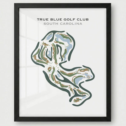 True Blue Golf Club, South Carolina - Printed Golf Courses
