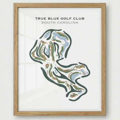 True Blue Golf Club, South Carolina - Printed Golf Courses