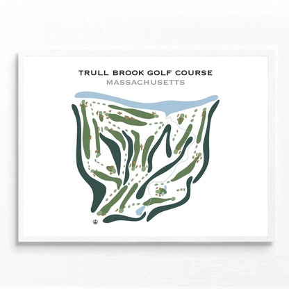 Trull Brook Golf Course, Massachusetts - Printed Golf Courses