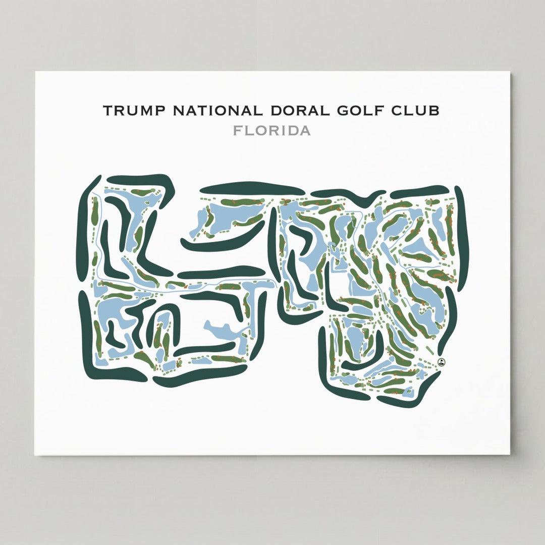 Trump National Doral, Florida - Printed Golf Courses