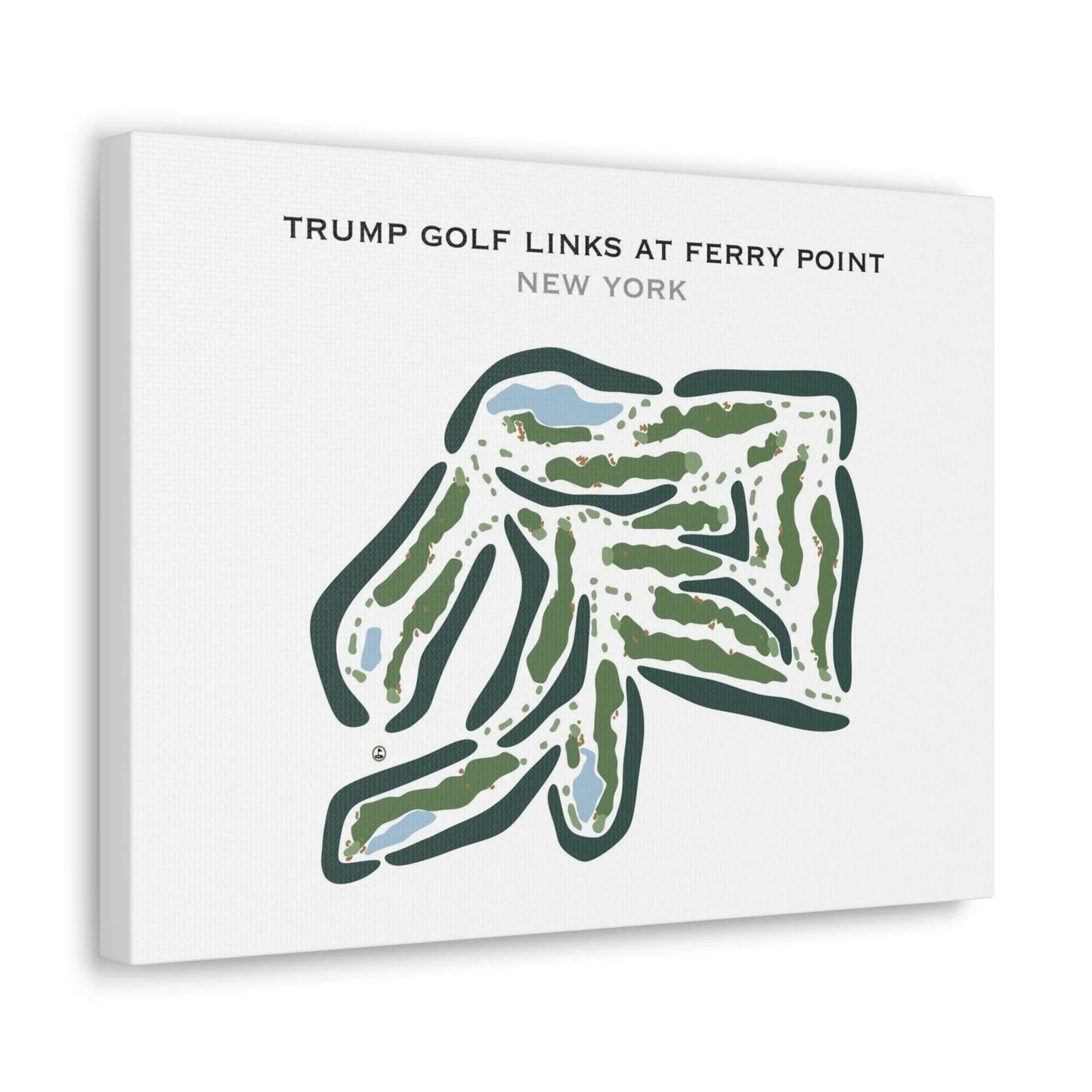 Trump Golf Links at Ferry Point, New York - Printed Golf Courses