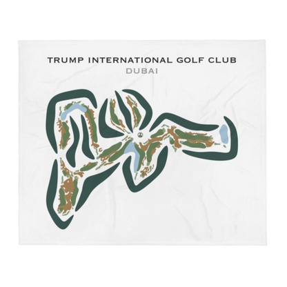 Trump International Golf Club, Dubai, United Arab Emirates - Printed Golf Courses