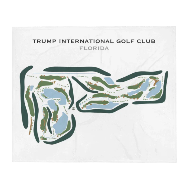 Trump International Golf Club, Florida - Printed Golf Course