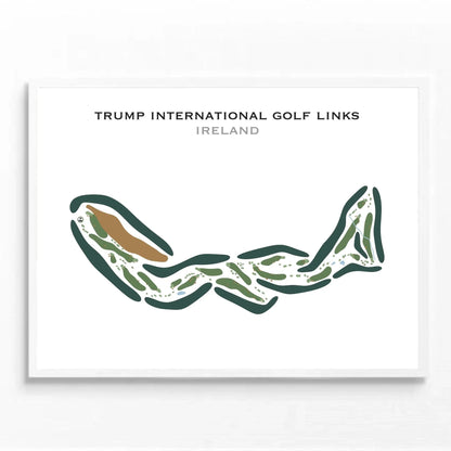 Trump International Golf Links Doonbeg, Ireland - Printed Golf Course