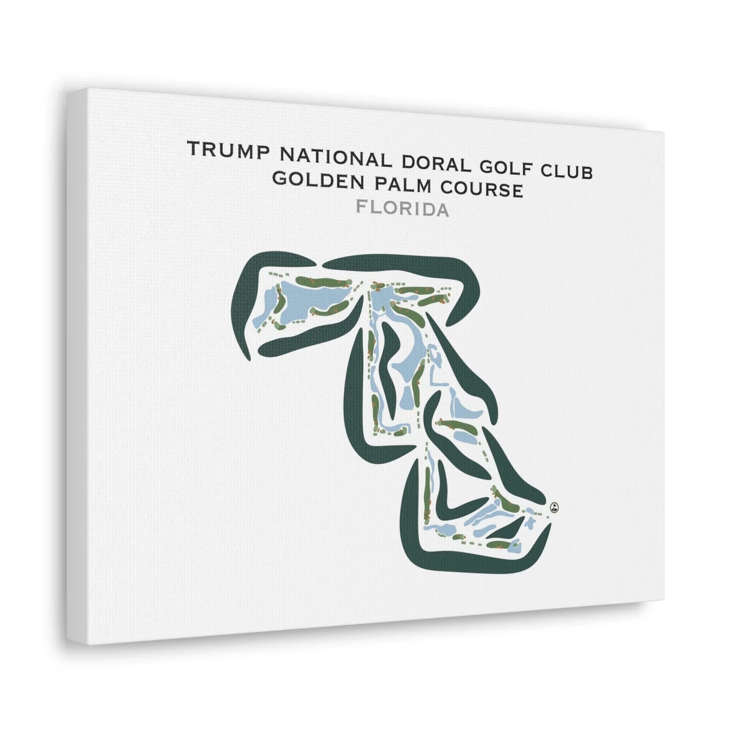 Trump National Doral Golf Club, Golden Palm Course, Florida - Printed Golf Courses