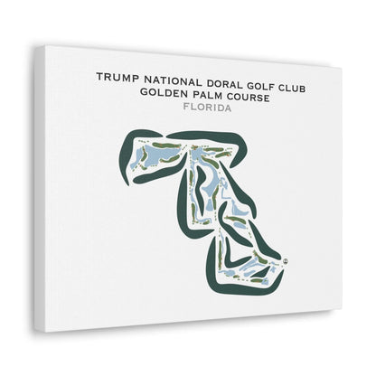 Trump National Doral Golf Club, Golden Palm Course, Florida - Printed Golf Courses