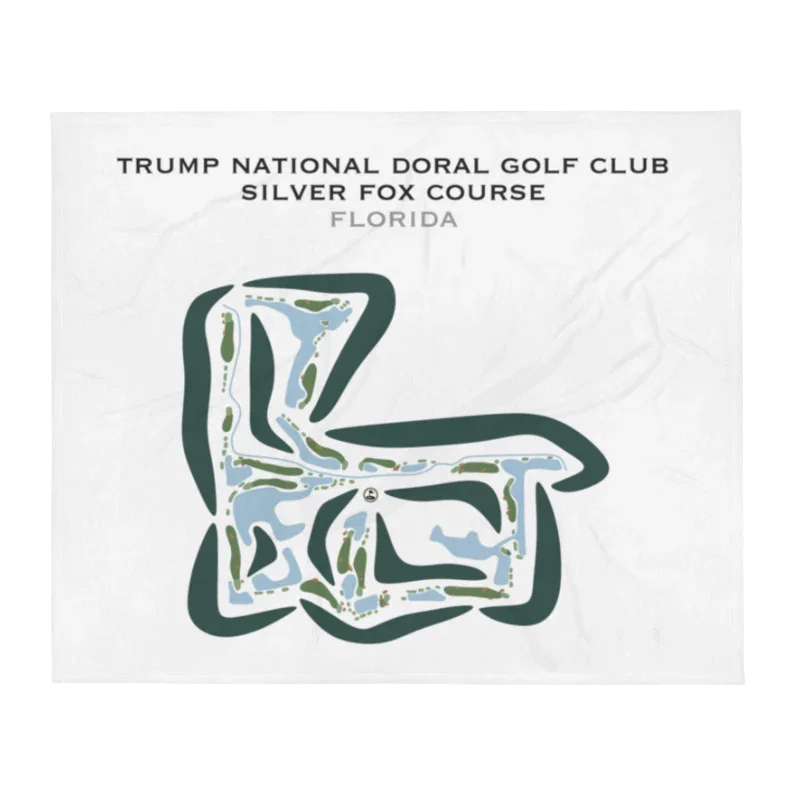 Trump National Doral Golf Club, Silver Fox Course, Florida - Printed Golf Courses