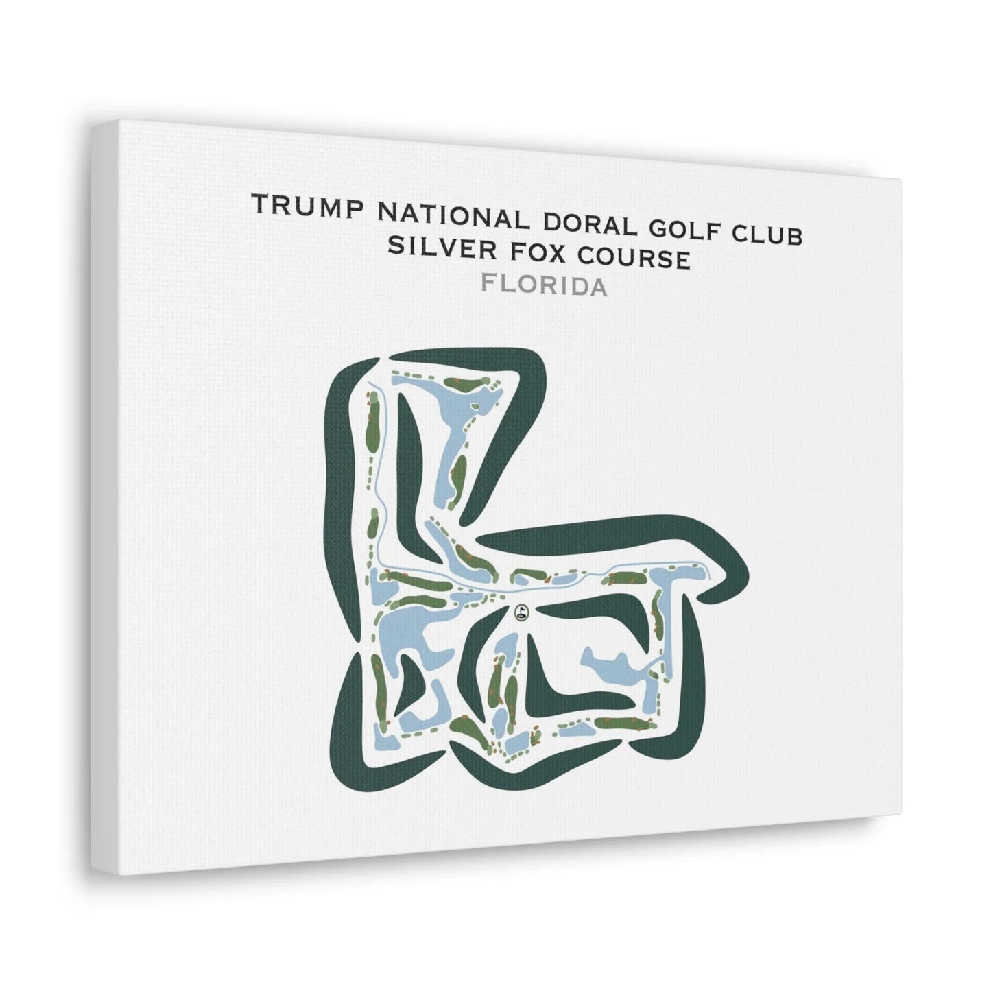 Trump National Doral Golf Club, Silver Fox Course, Florida - Printed Golf Courses