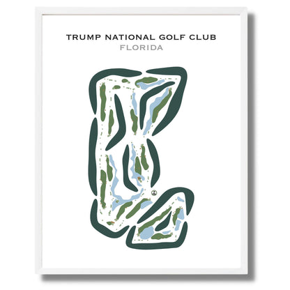 Trump National Golf Club Jupiter, Florida - Printed Golf Courses