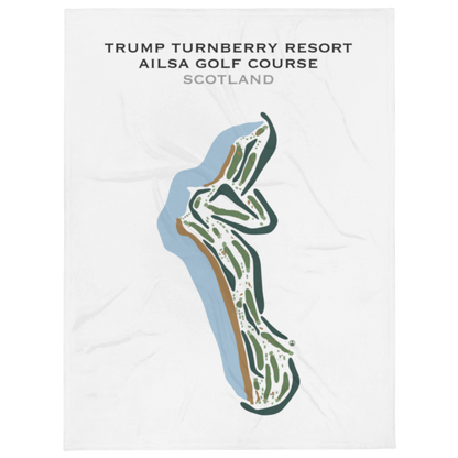 Trump Turnberry Ailsa Golf Course, Scotland - Printed Golf Courses