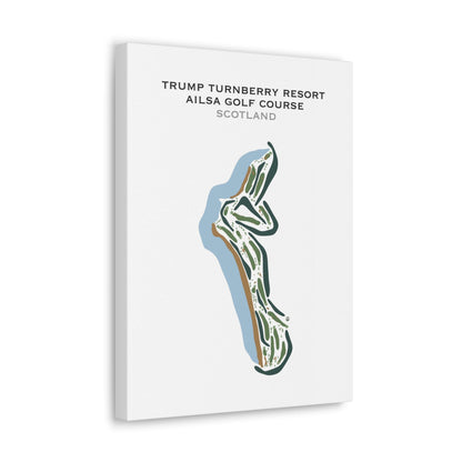 Trump Turnberry Ailsa Golf Course, Scotland - Printed Golf Courses