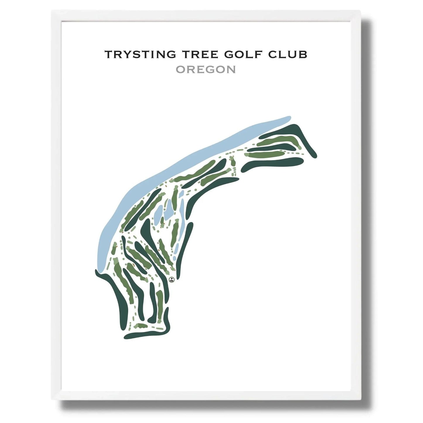 Trysting Tree Golf Club, Oregon - Printed Golf Course