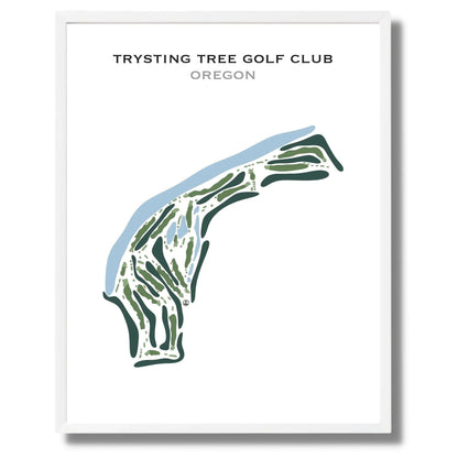 Trysting Tree Golf Club, Oregon - Printed Golf Course