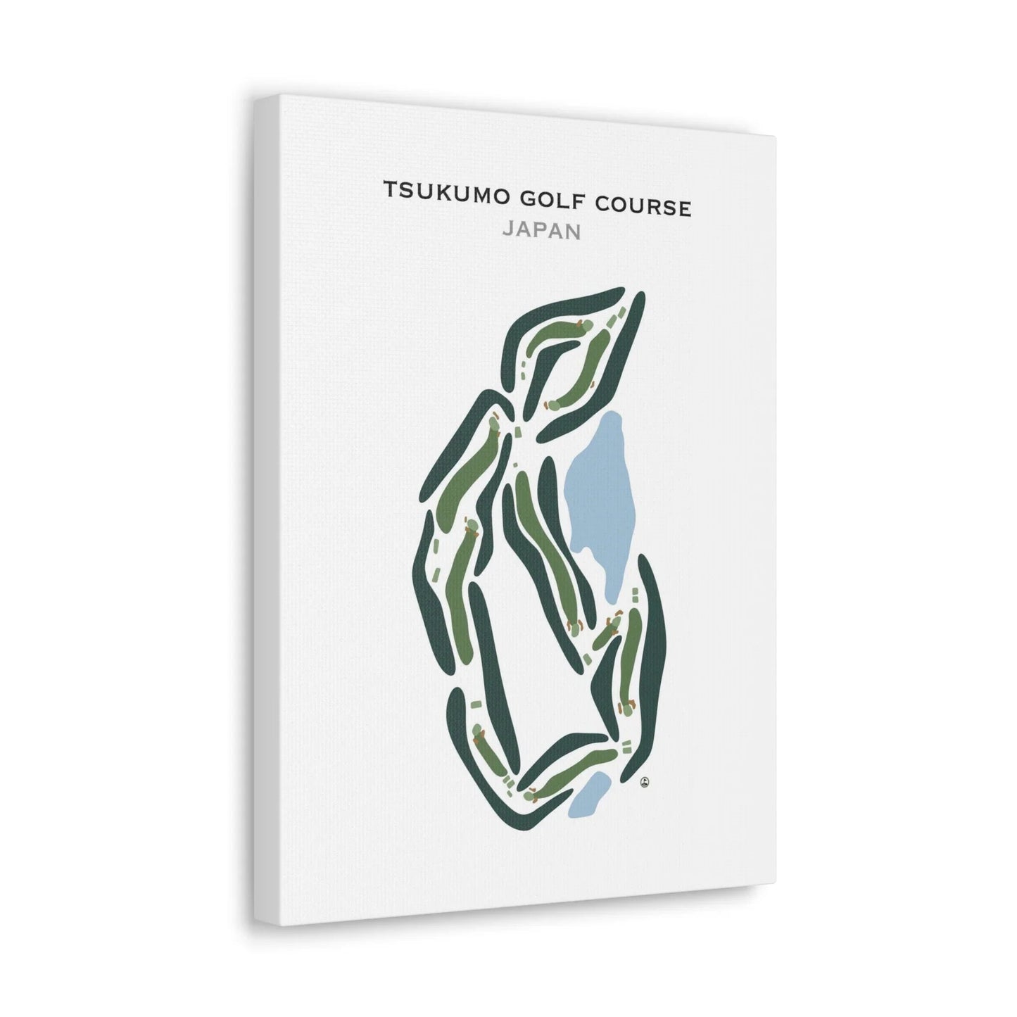 Tsukumo Golf Course, Japan - Printed Golf Courses
