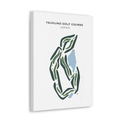 Tsukumo Golf Course, Japan - Printed Golf Courses