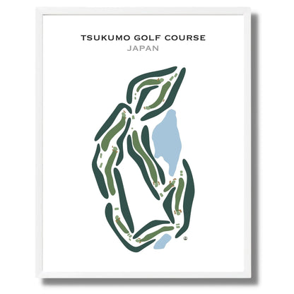 Tsukumo Golf Course, Japan - Printed Golf Courses
