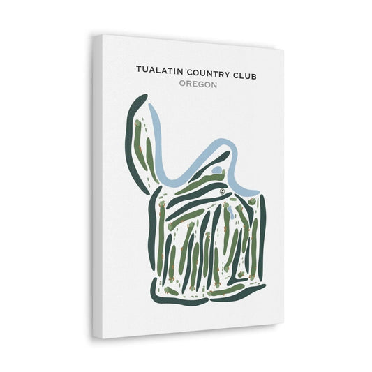 Tualatin Country Club, Oregon - Printed Golf Courses