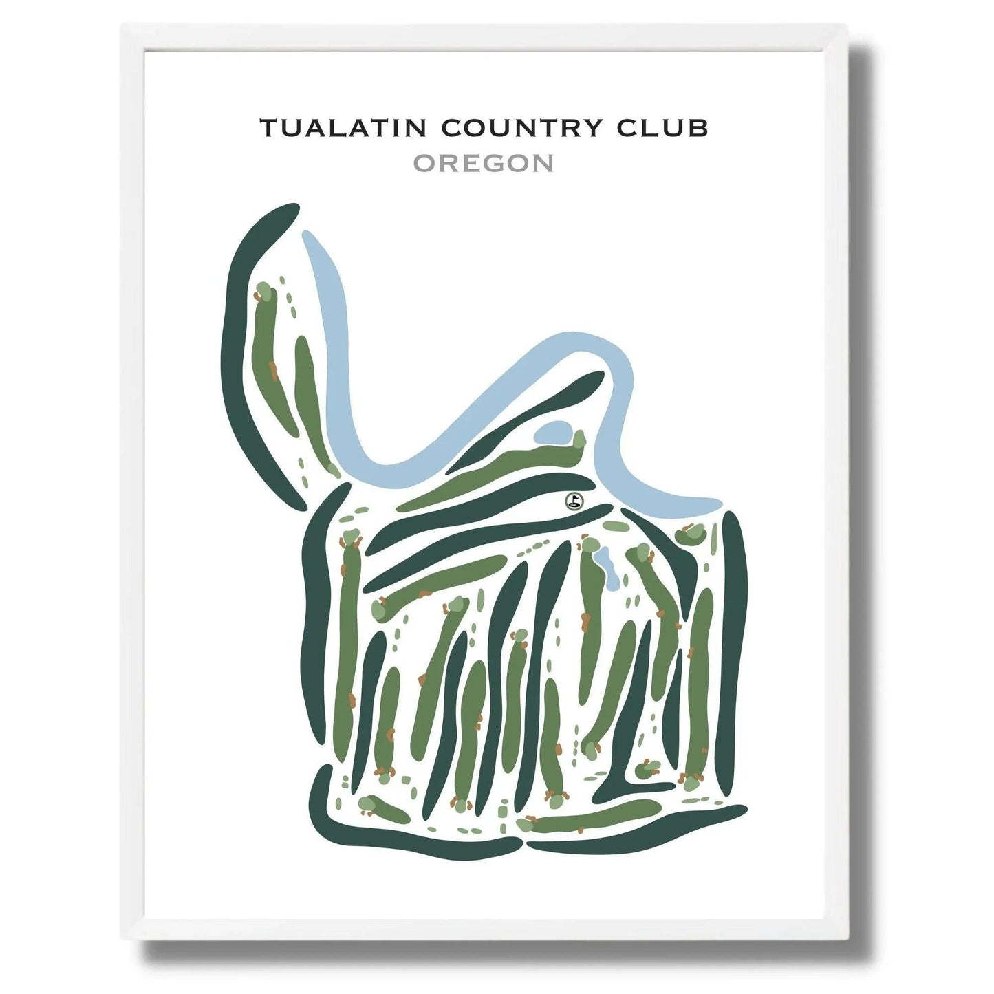 Tualatin Country Club, Oregon - Printed Golf Courses