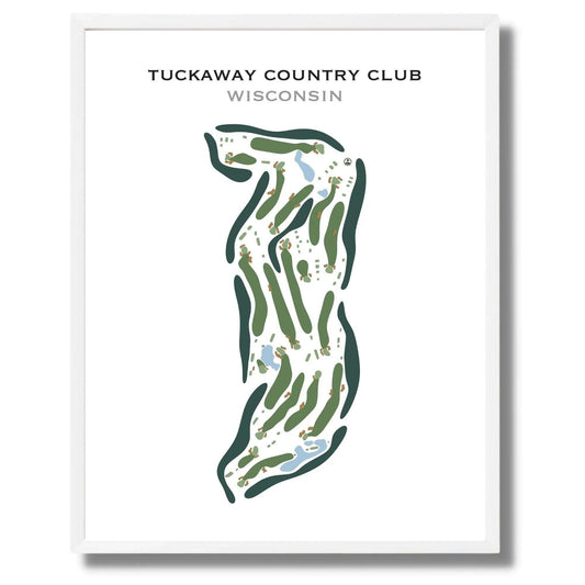 Tuckaway Country Club, Wisconsin - Printed Golf Course
