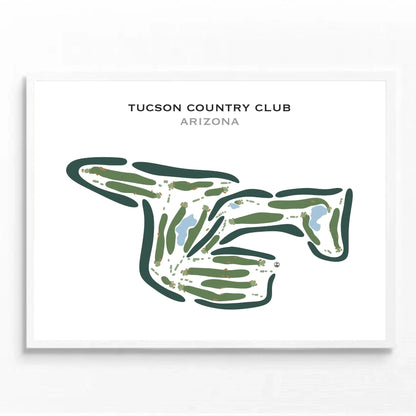 Tucson Country Club, Arizona - Printed Golf Courses