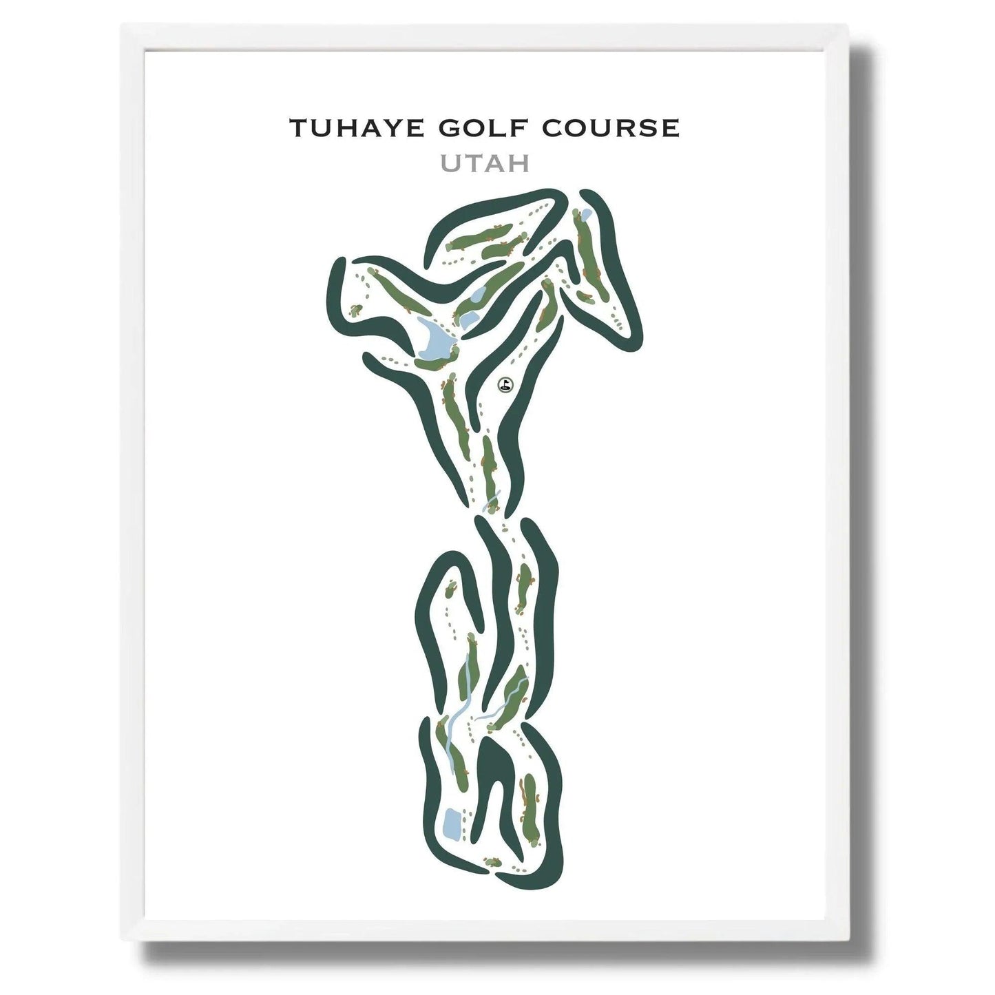 Tuhaye Golf Course, Kamas Utah - Printed Golf Courses