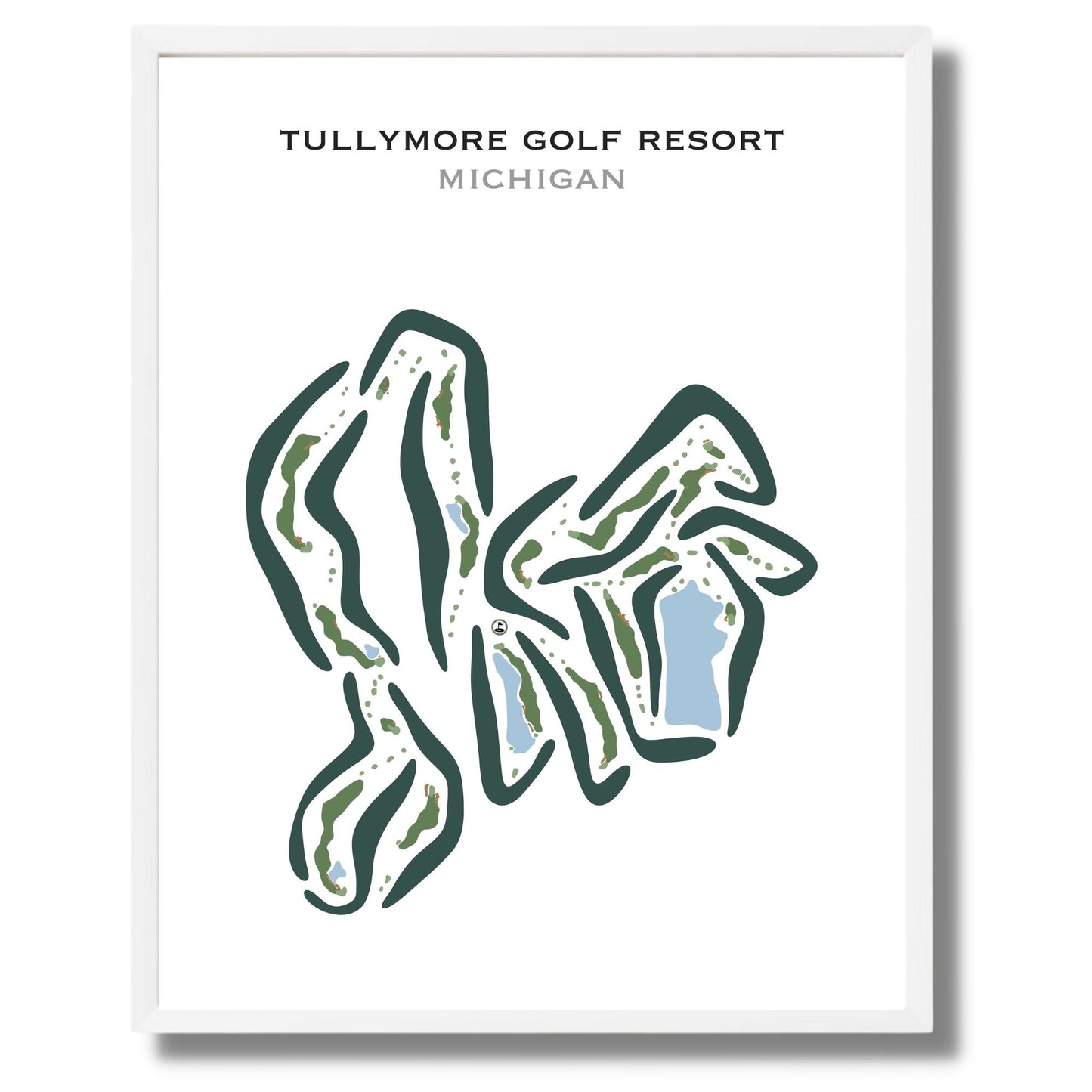 Tullymore Golf Resort, Michigan - Printed Golf Courses