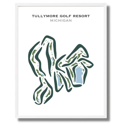 Tullymore Golf Resort, Michigan - Printed Golf Courses