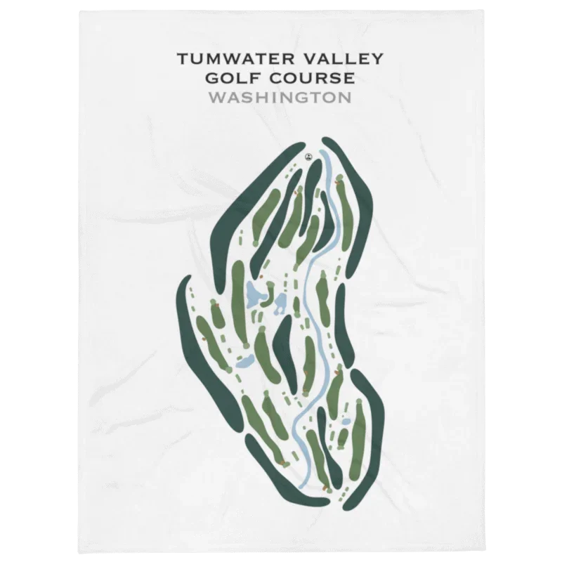 Tumwater Valley Golf Course, Washington - Printed Golf Courses