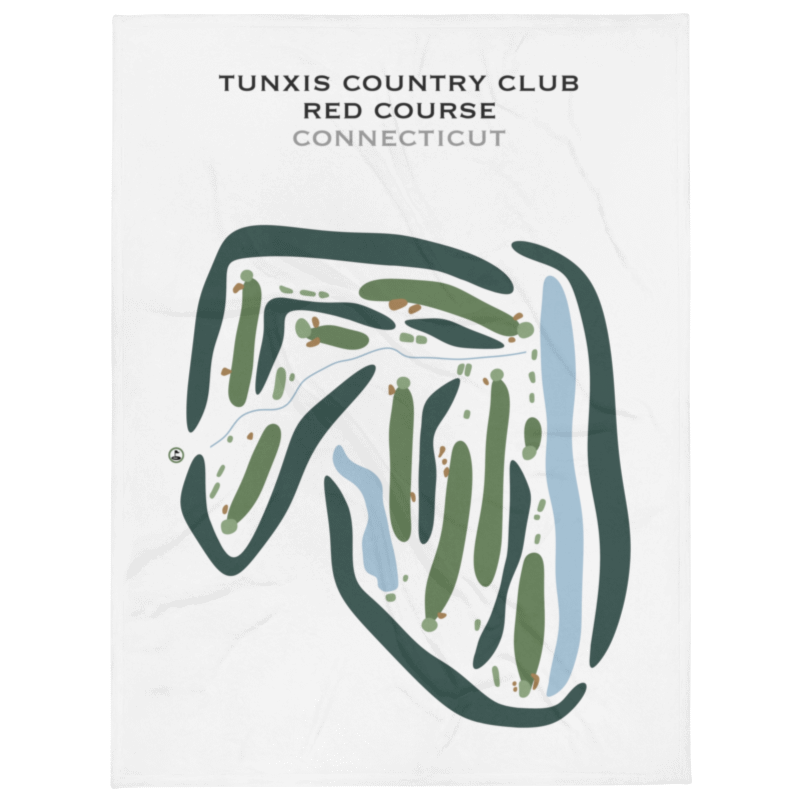 Tunxis Country Club - Red Course, Connecticut - Printed Golf Courses