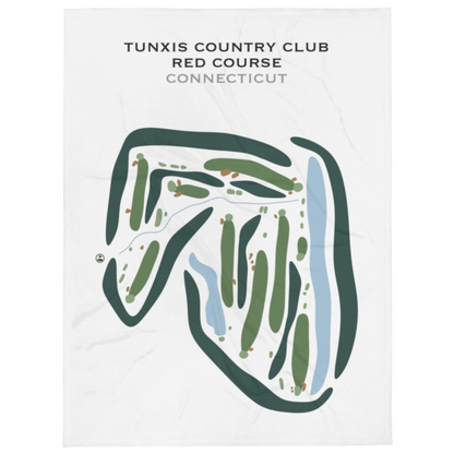 Tunxis Country Club - Red Course, Connecticut - Printed Golf Courses
