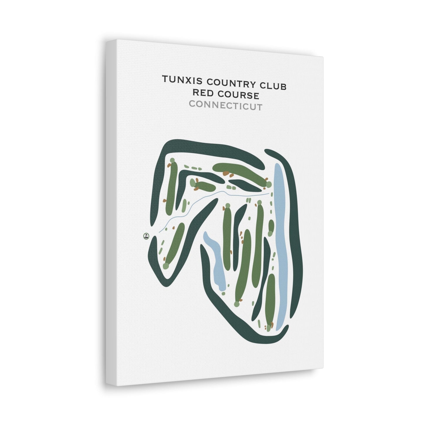 Tunxis Country Club - Red Course, Connecticut - Printed Golf Courses