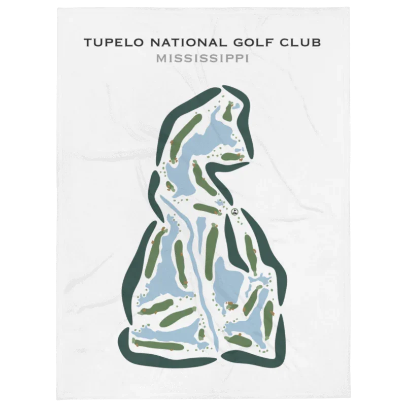 Tupelo National Golf Club, Mississippi - Printed Golf Courses