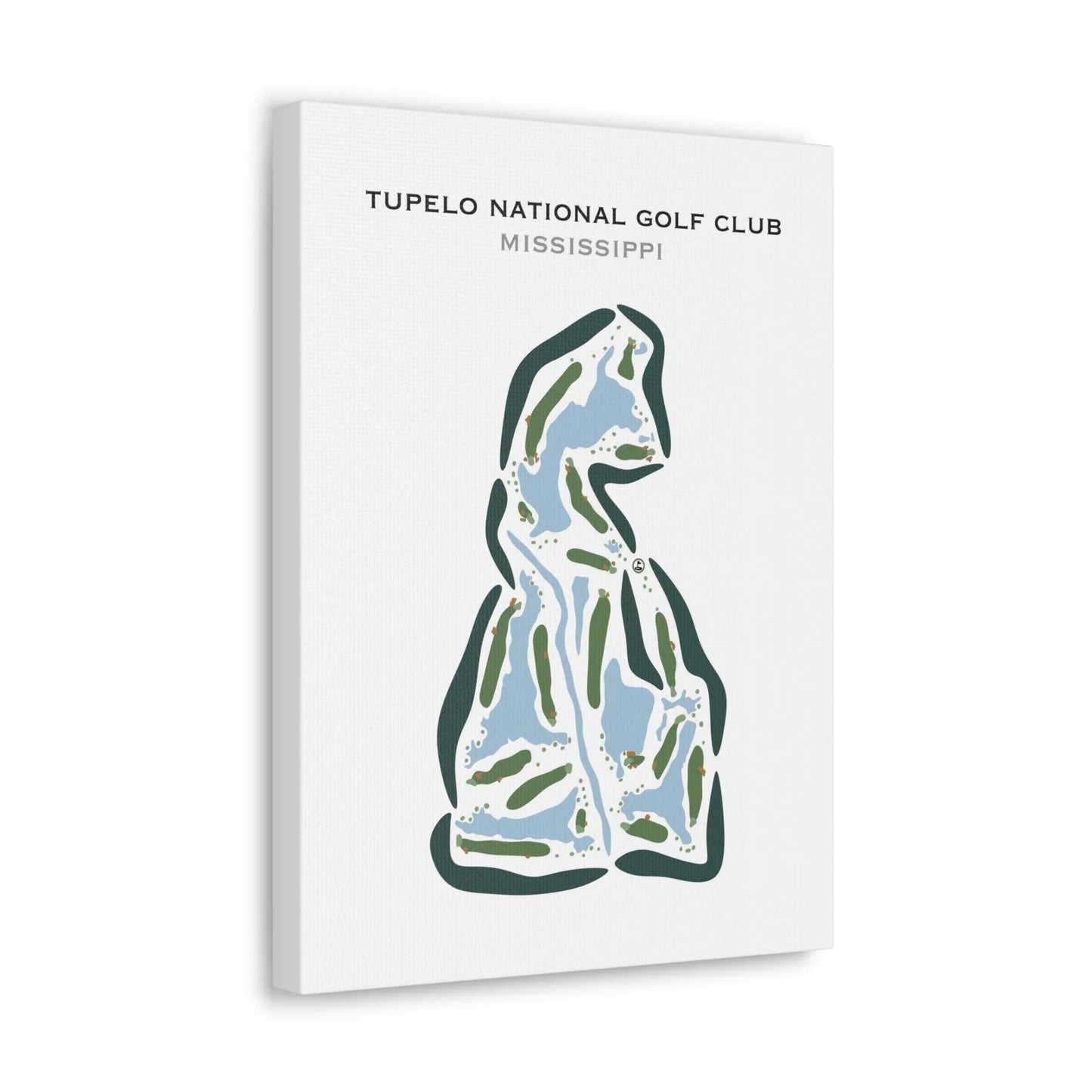 Tupelo National Golf Club, Mississippi - Printed Golf Courses