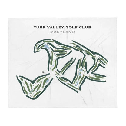 Turf Valley Golf Club, Maryland - Printed Golf Courses