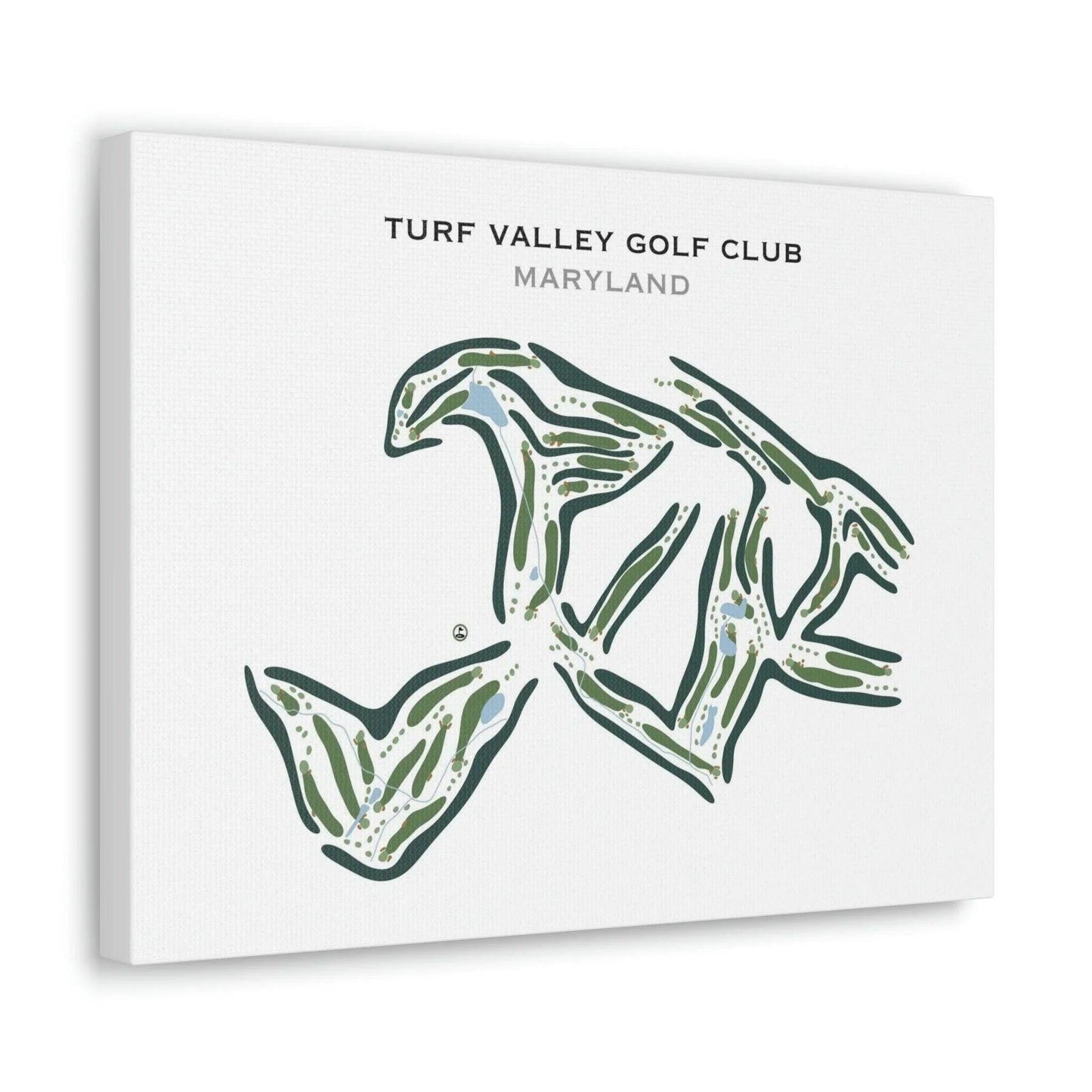 Turf Valley Golf Club, Maryland - Printed Golf Courses