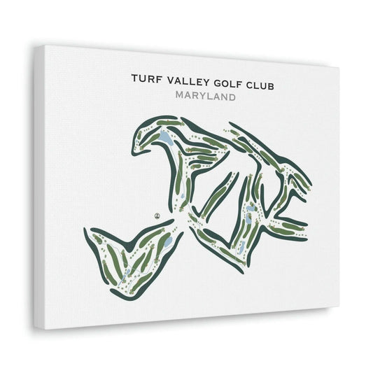 Turf Valley Golf Club, Maryland - Printed Golf Courses
