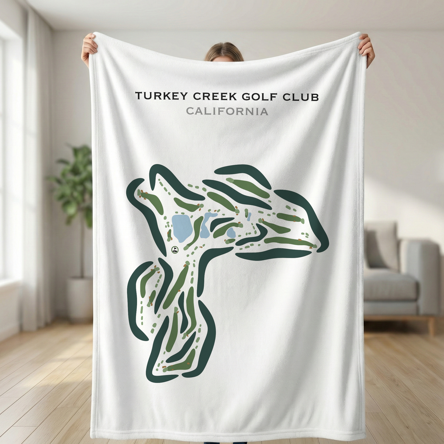 Turkey Creek Golf Club, Lincoln, California - Printed Golf Courses