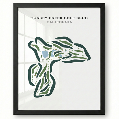 Turkey Creek Golf Club, Lincoln, California - Printed Golf Courses