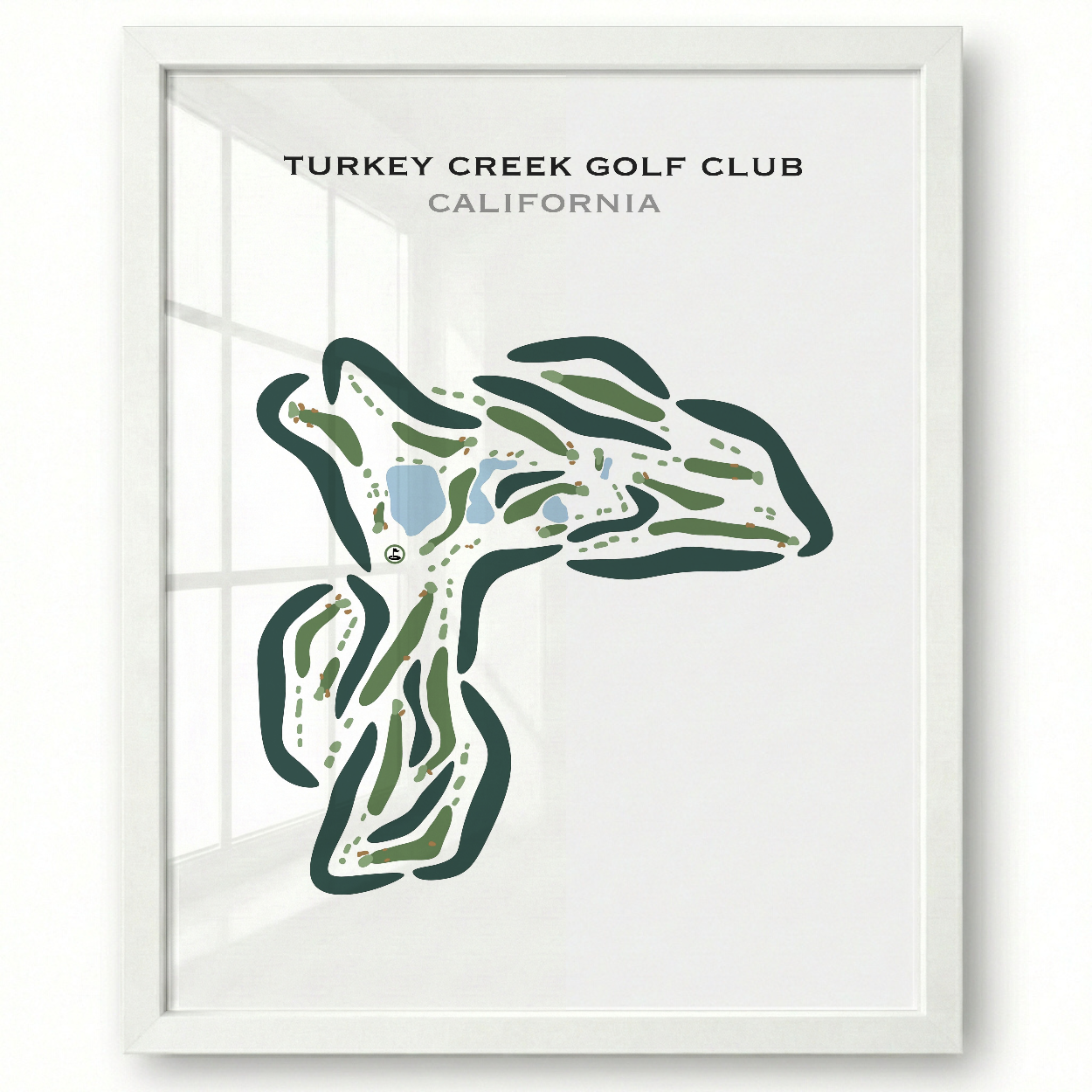 Turkey Creek Golf Club, Lincoln, California - Printed Golf Courses