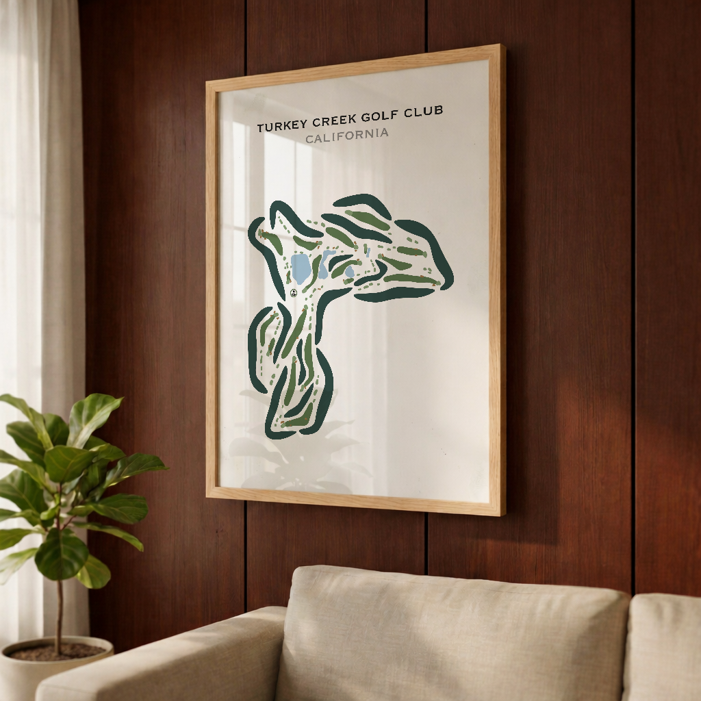 Turkey Creek Golf Club, Lincoln, California - Printed Golf Courses