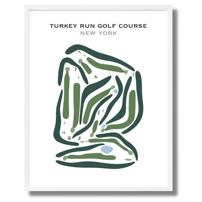 Turkey Run Golf Course, New York - Printed Golf Courses