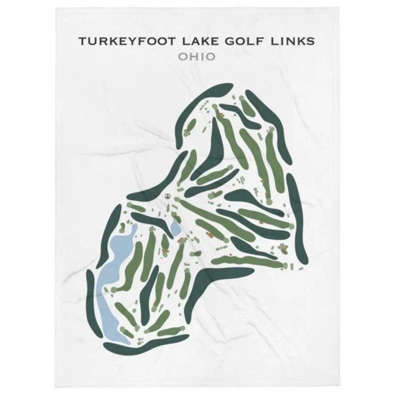 Turkeyfoot Lake Golf Links, Ohio - Printed Golf Course