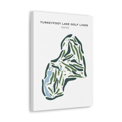 Turkeyfoot Lake Golf Links, Ohio - Printed Golf Course