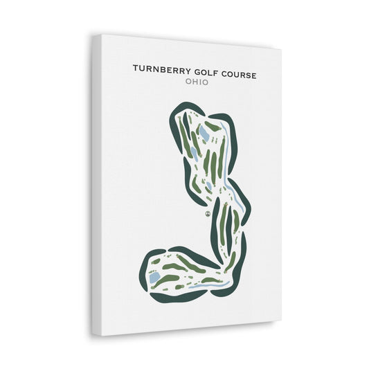 Turnberry Golf Course, Ohio - Printed Golf Courses