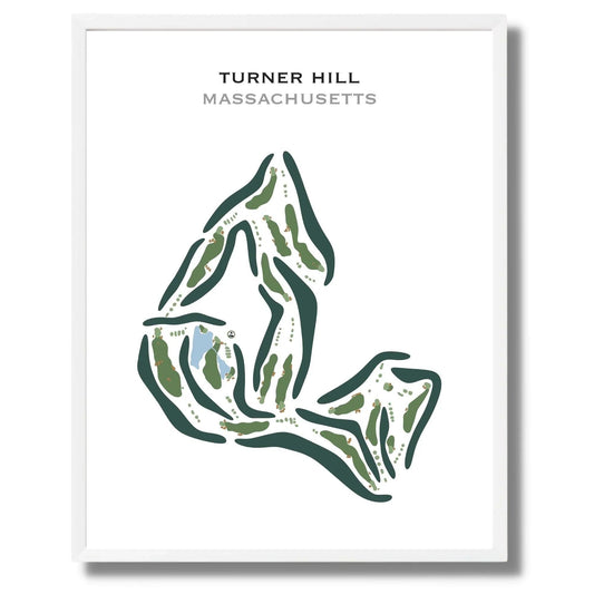 Turner Hill Golf Club, Massachusetts - Printed Golf Courses