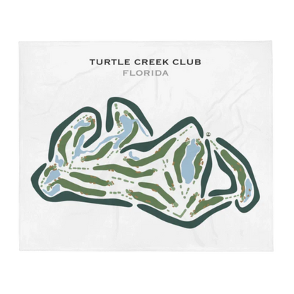 Turtle Creek Club, Florida - Printed Golf Courses