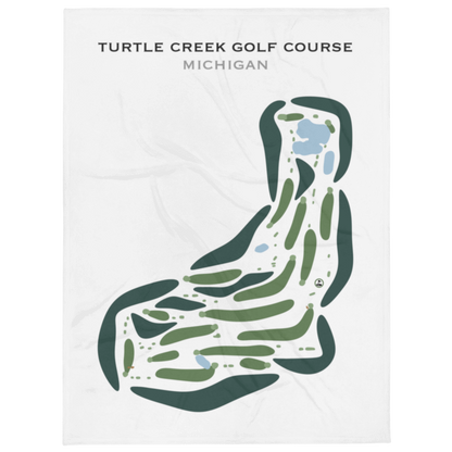 Turtle Creek Golf Course, Michigan - Printed Golf Courses