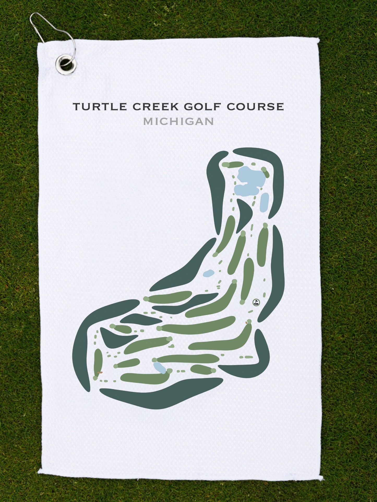 Turtle Creek Golf Course, Michigan - Printed Golf Courses