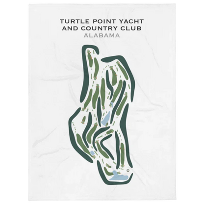 Turtle Point Yacht & Country Club, Alabama - Printed Golf Course